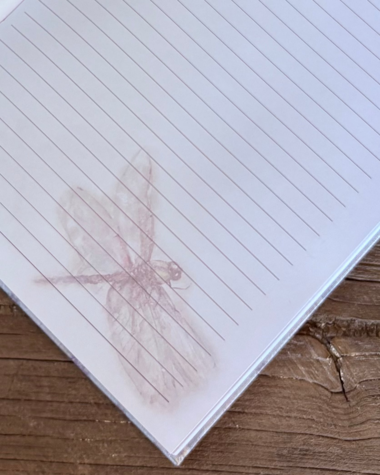 Linen Notebook - Dragonfly