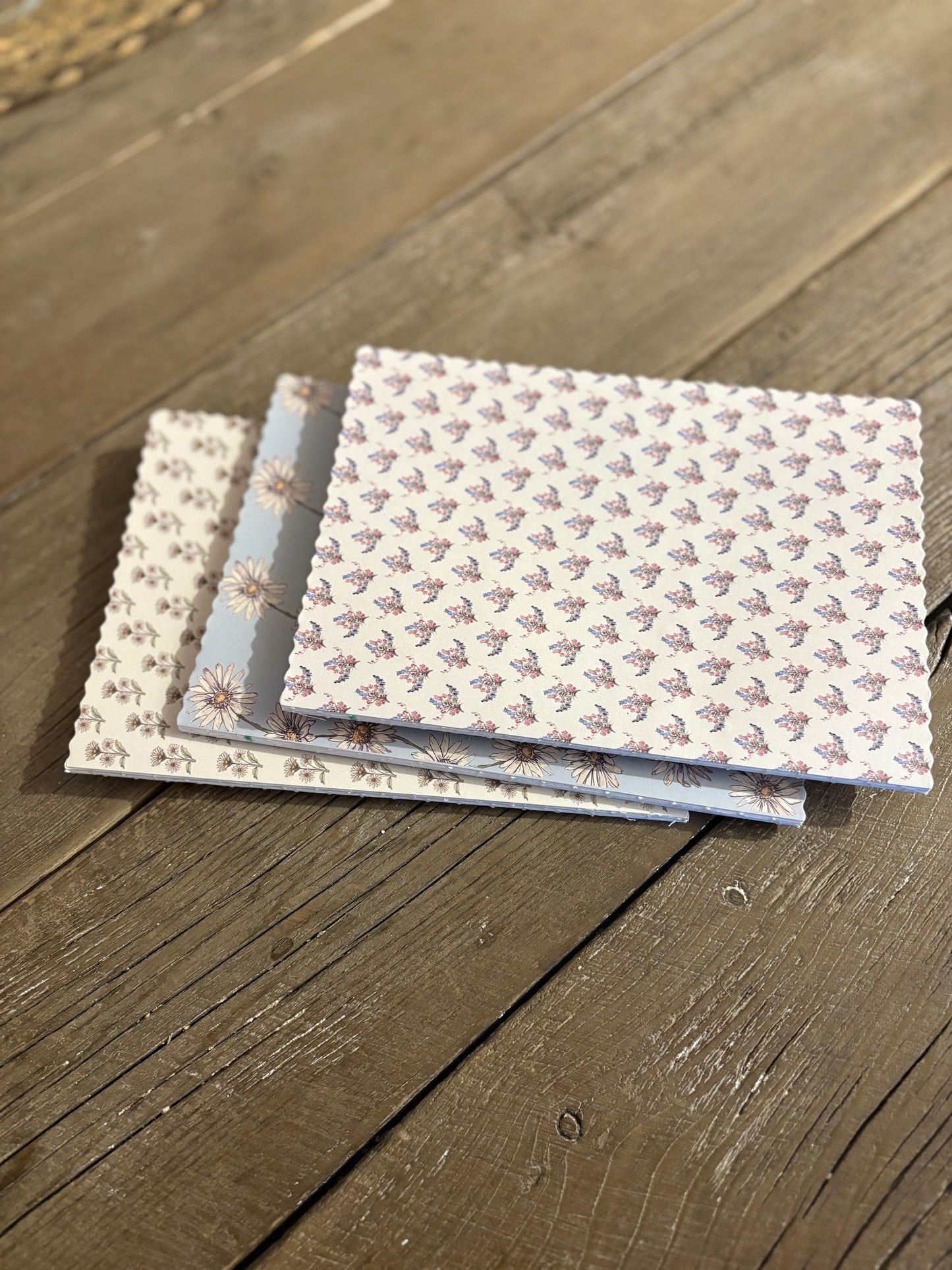 Wavy Notebook - Wildflower Posy