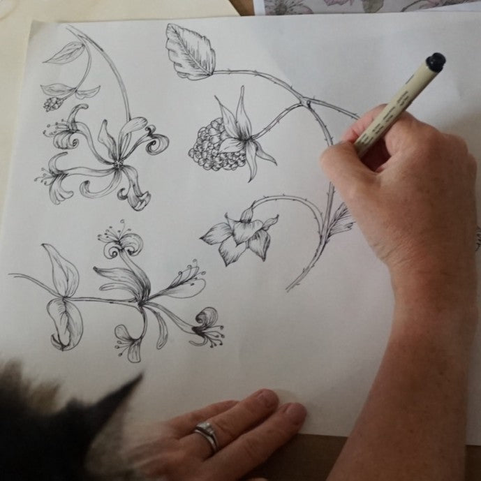 Blackberries and Honeysuckle