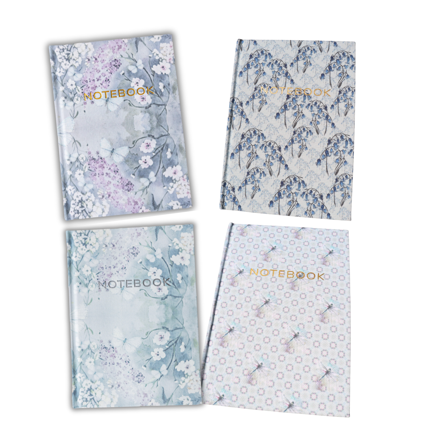 4x Linen Notebook bundle