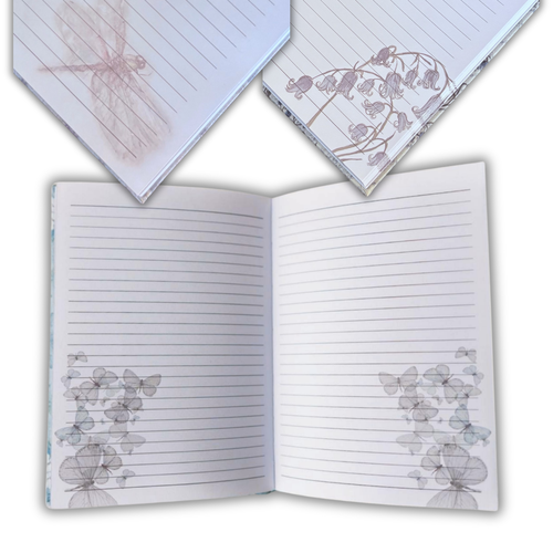 4x Linen Notebook bundle