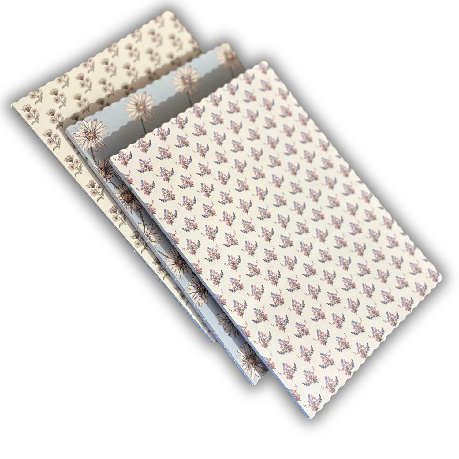 3 Wavy Notebooks - assorted bundle