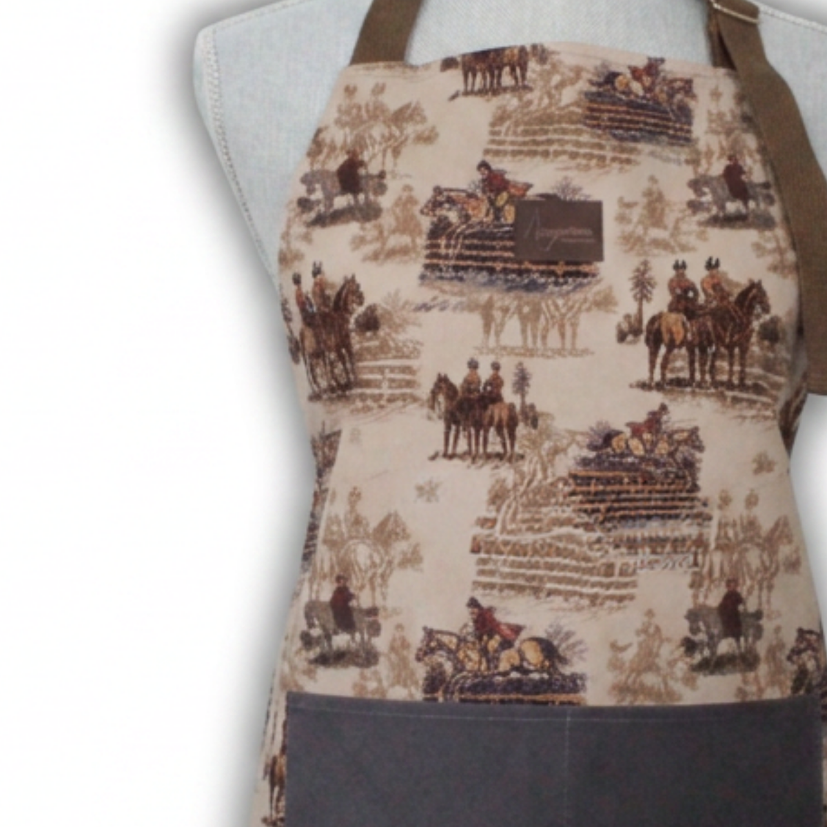 Cotton Apron - Astride at Dawn - Linen