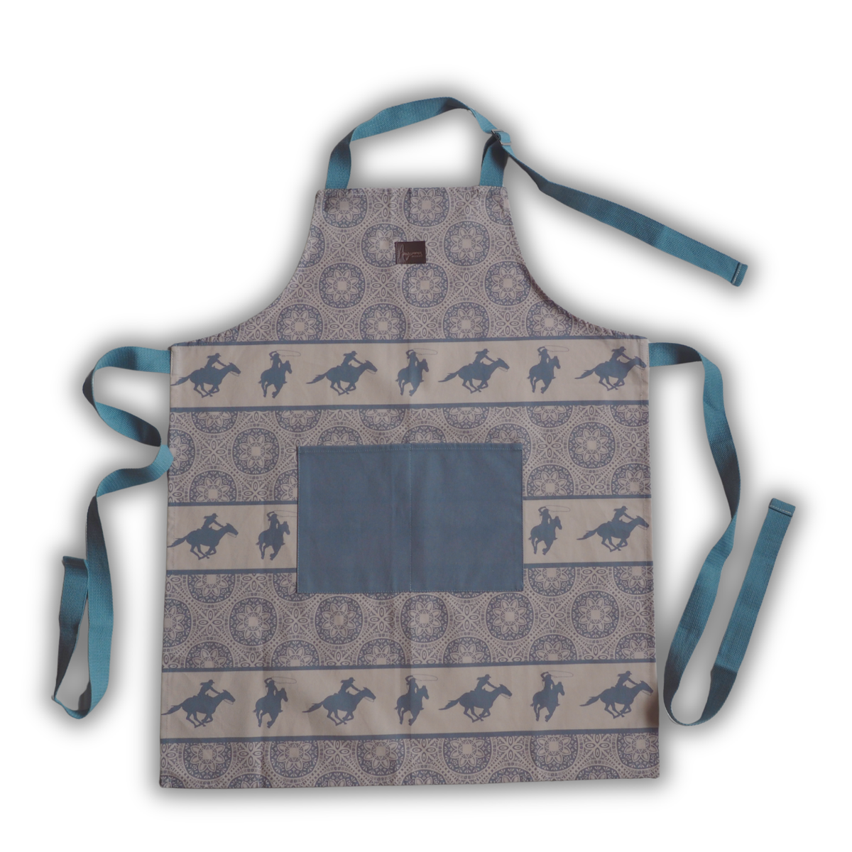 Cotton Apron - Rodeo Queen - Blue