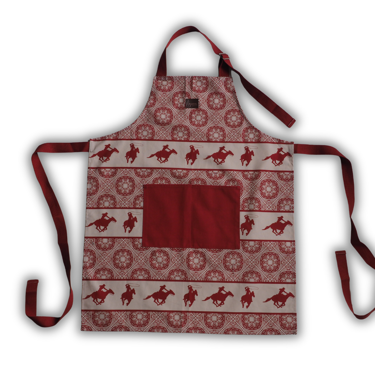 Cotton Apron - Rodeo Queen - Red
