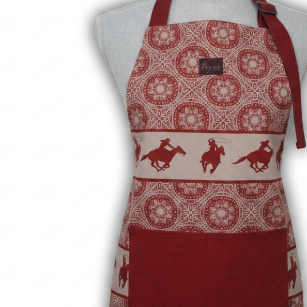Cotton Apron - Rodeo Queen - Red