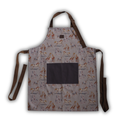 Cotton Apron - Spirit of  Horse - Blue
