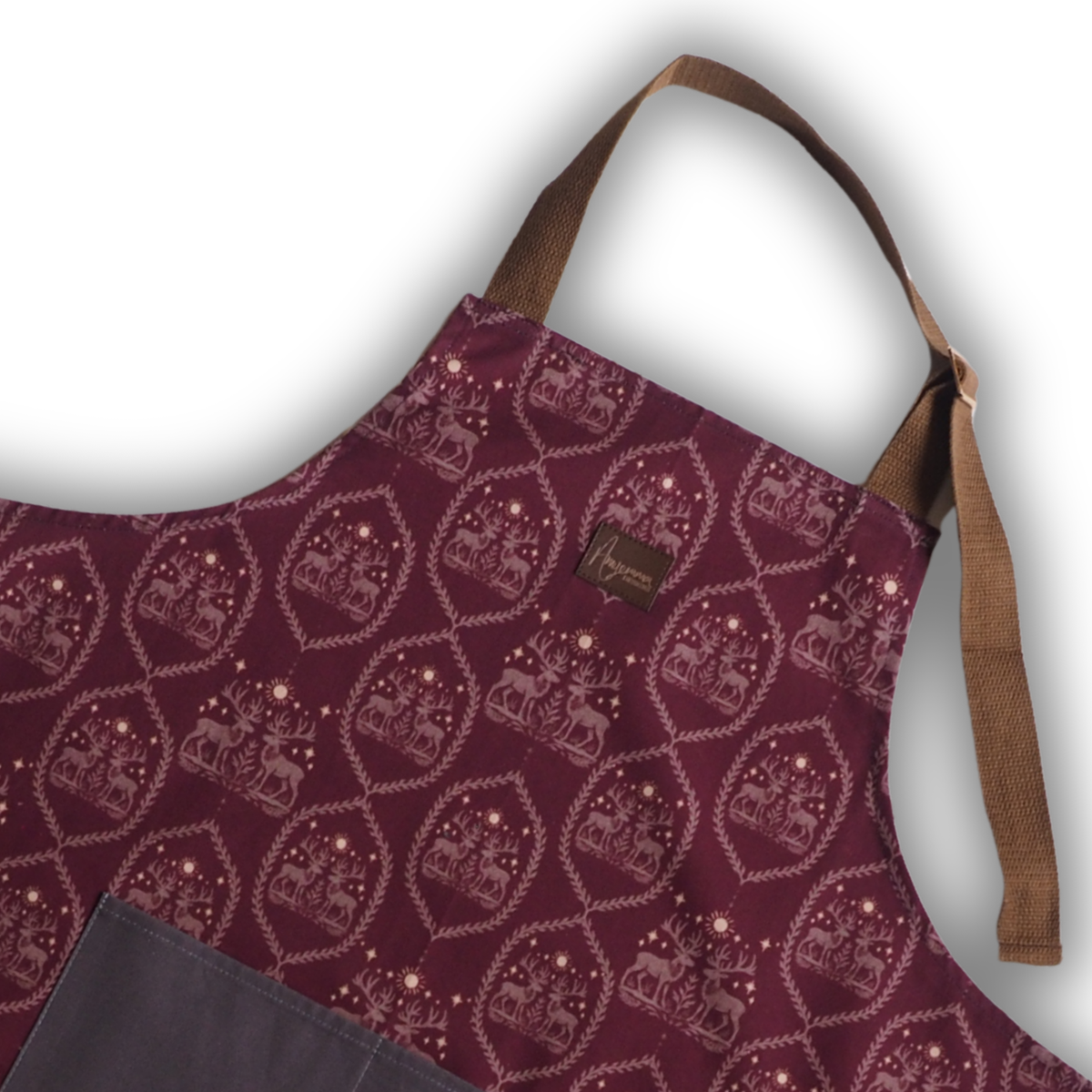 Cotton Apron - Winterfell - Plum