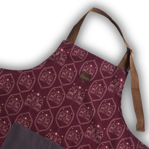 Cotton Apron - Winterfell - Plum