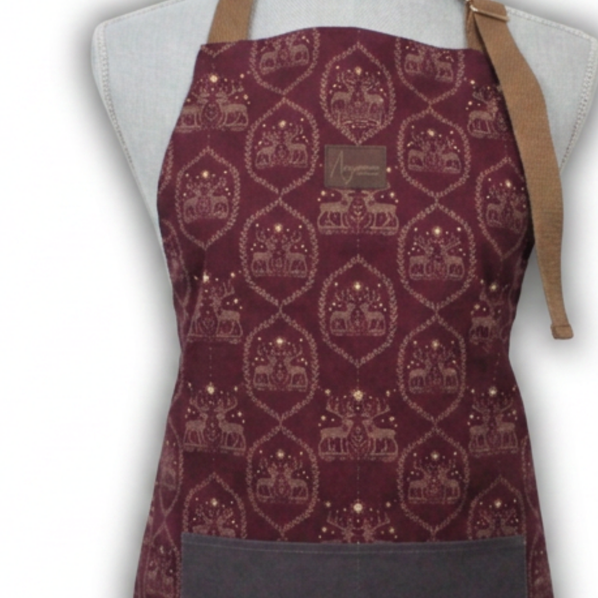 Cotton Apron - Winterfell - Plum