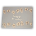 Happy Birthday card - Daisy Chain - Blue