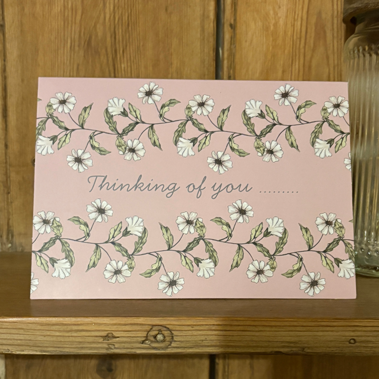 Thinking of you Greeting card - Trailing Flowers