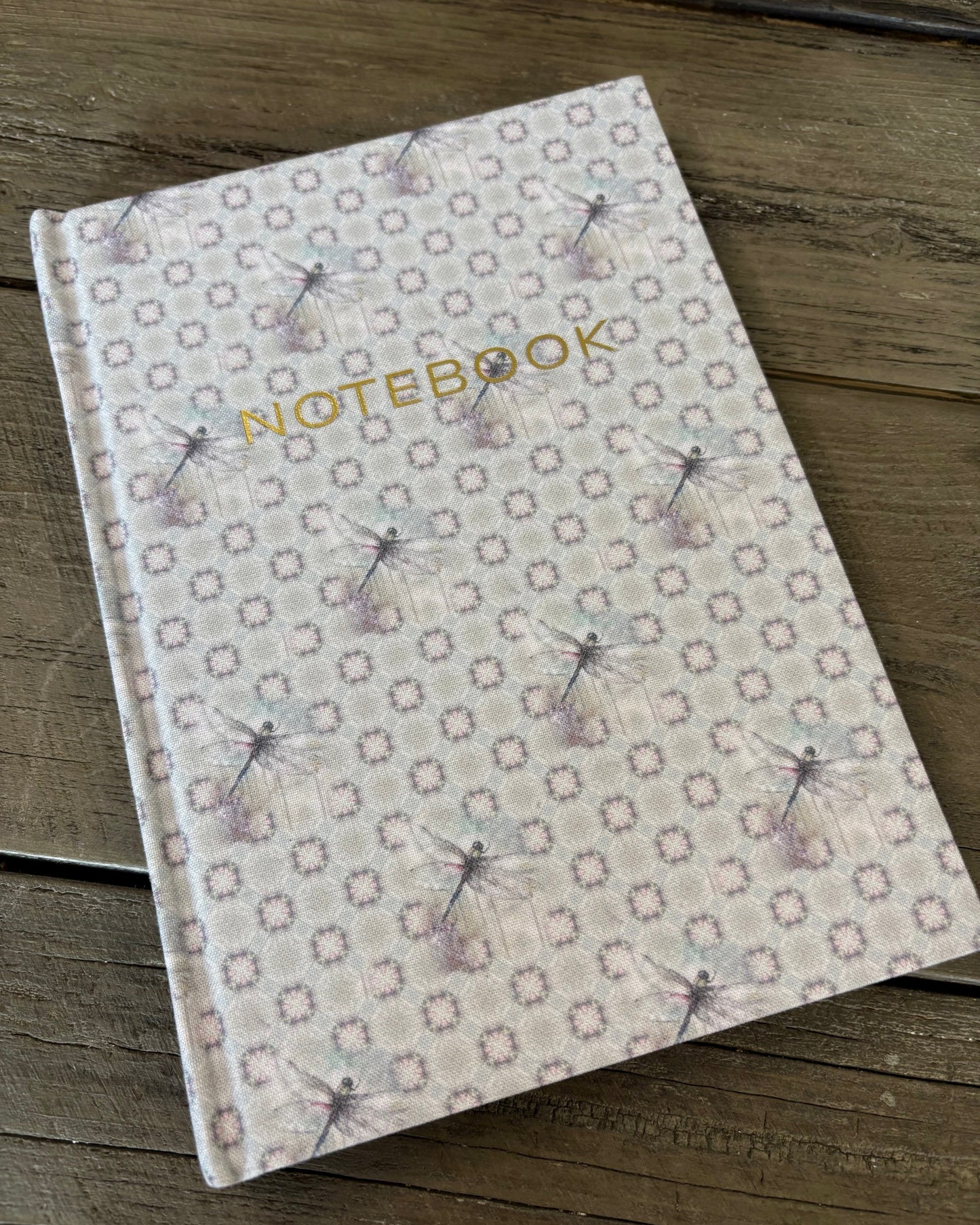Linen Notebook - Dragonfly