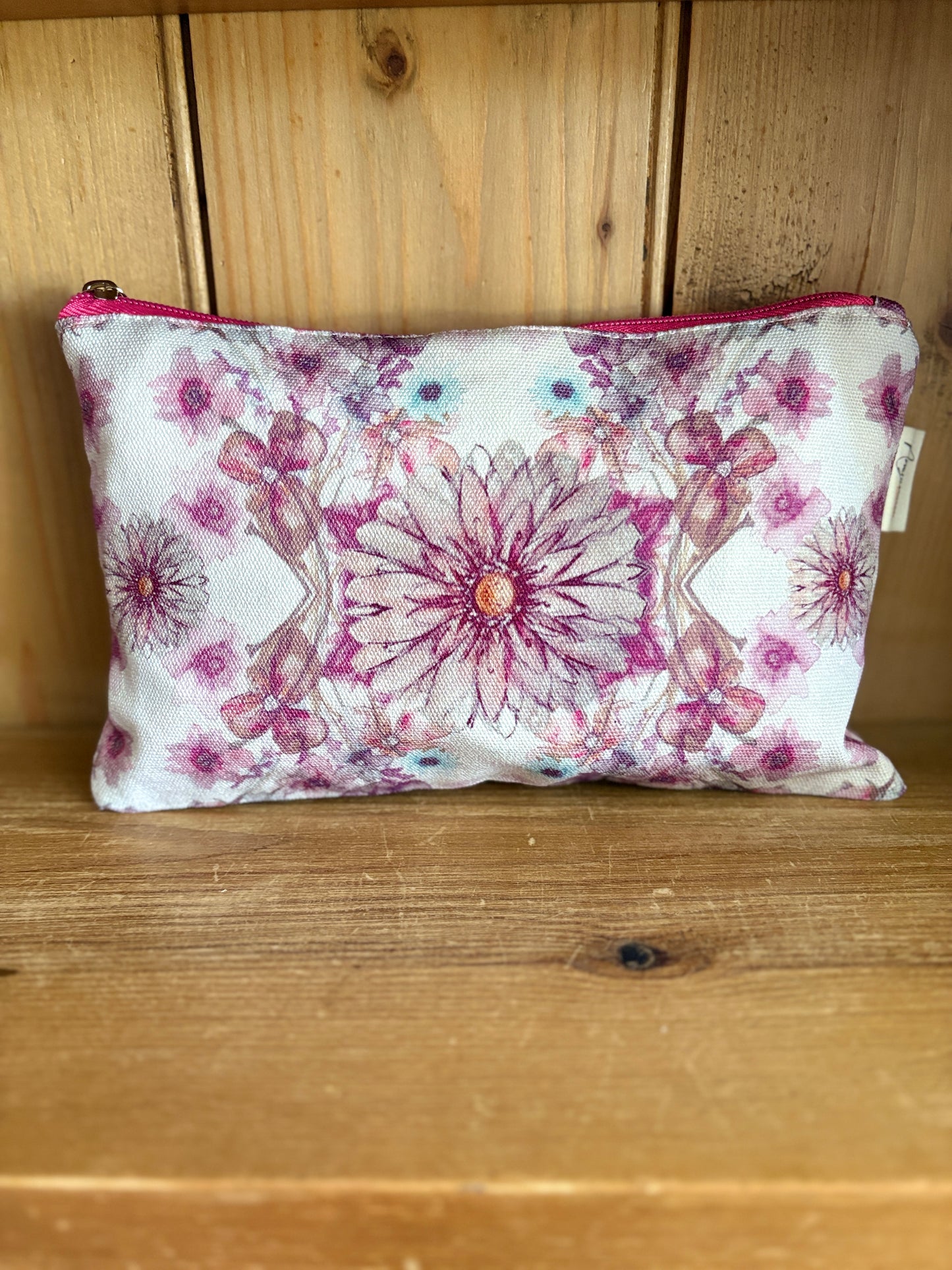 Pouch bag - Heritage Bloom - Hot pink