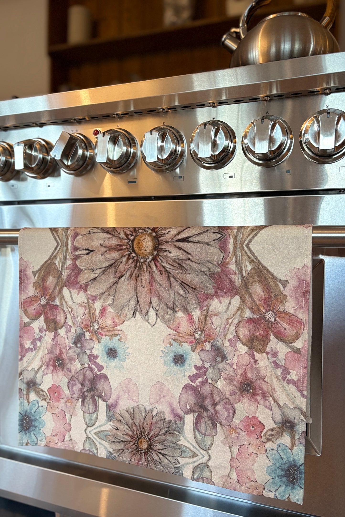 Tea towel linen - Heritage Bloom - Scandi