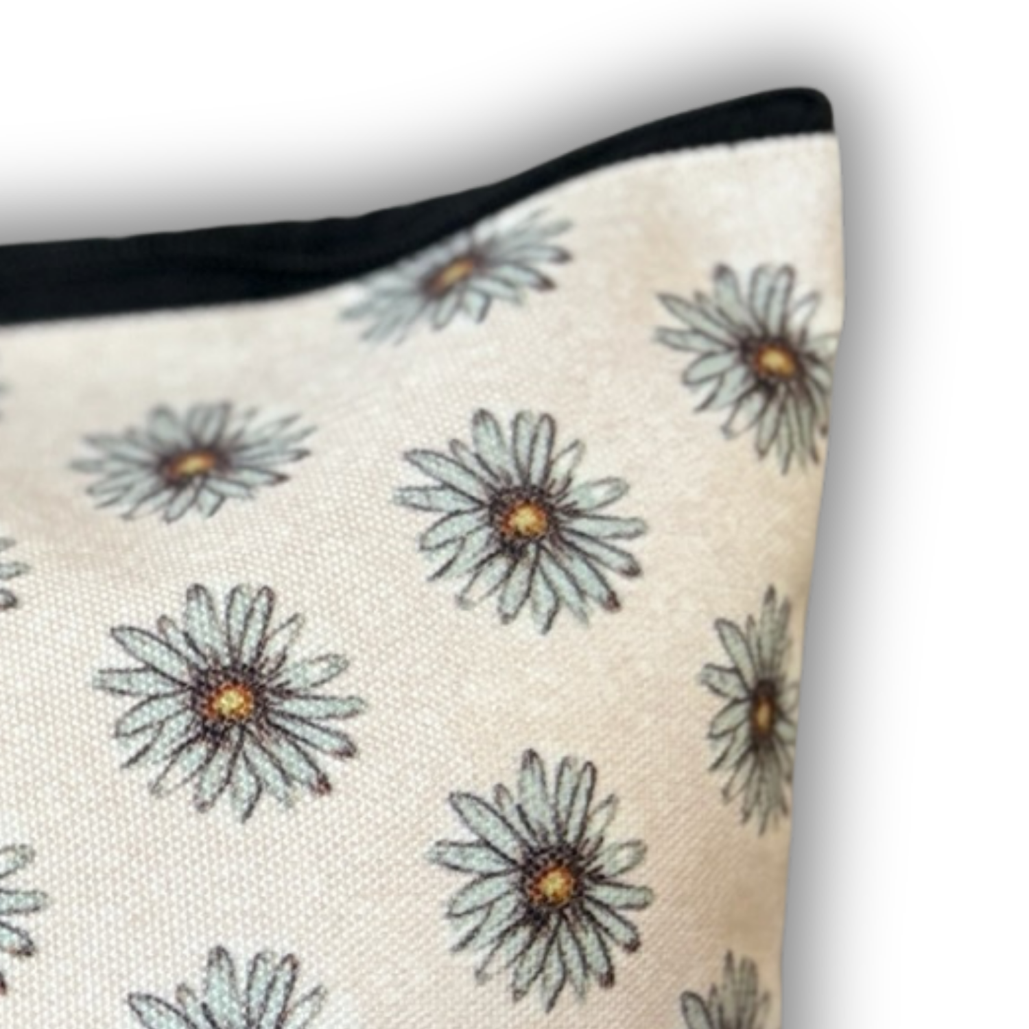 Makeup bag - Ditzy Daisy - White