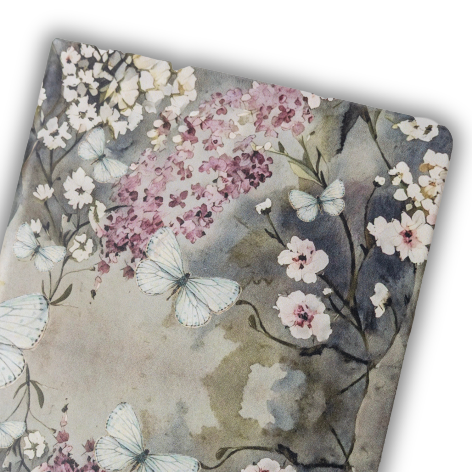 PU Leather Notebook - Cottage Garden Khaki