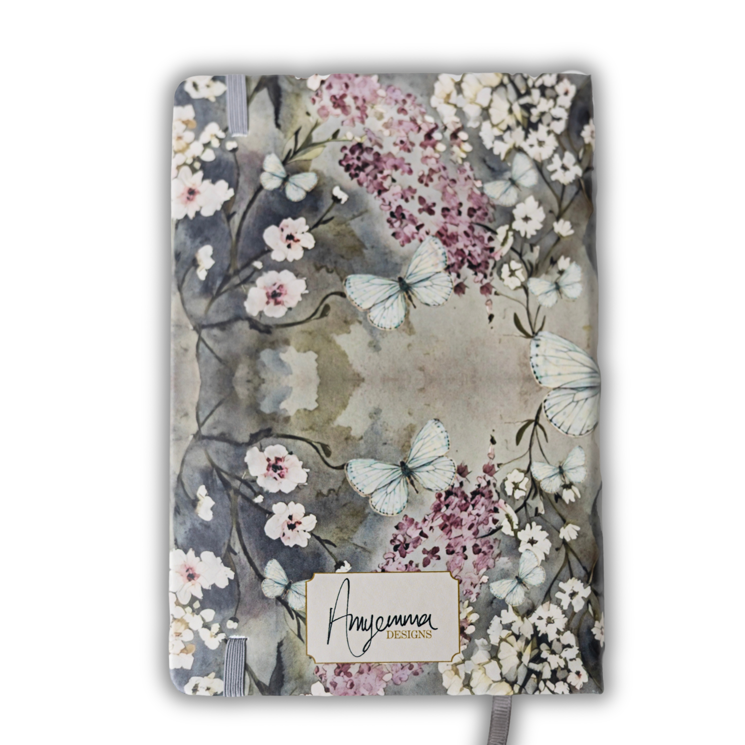 PU Leather Notebook - Cottage Garden Khaki