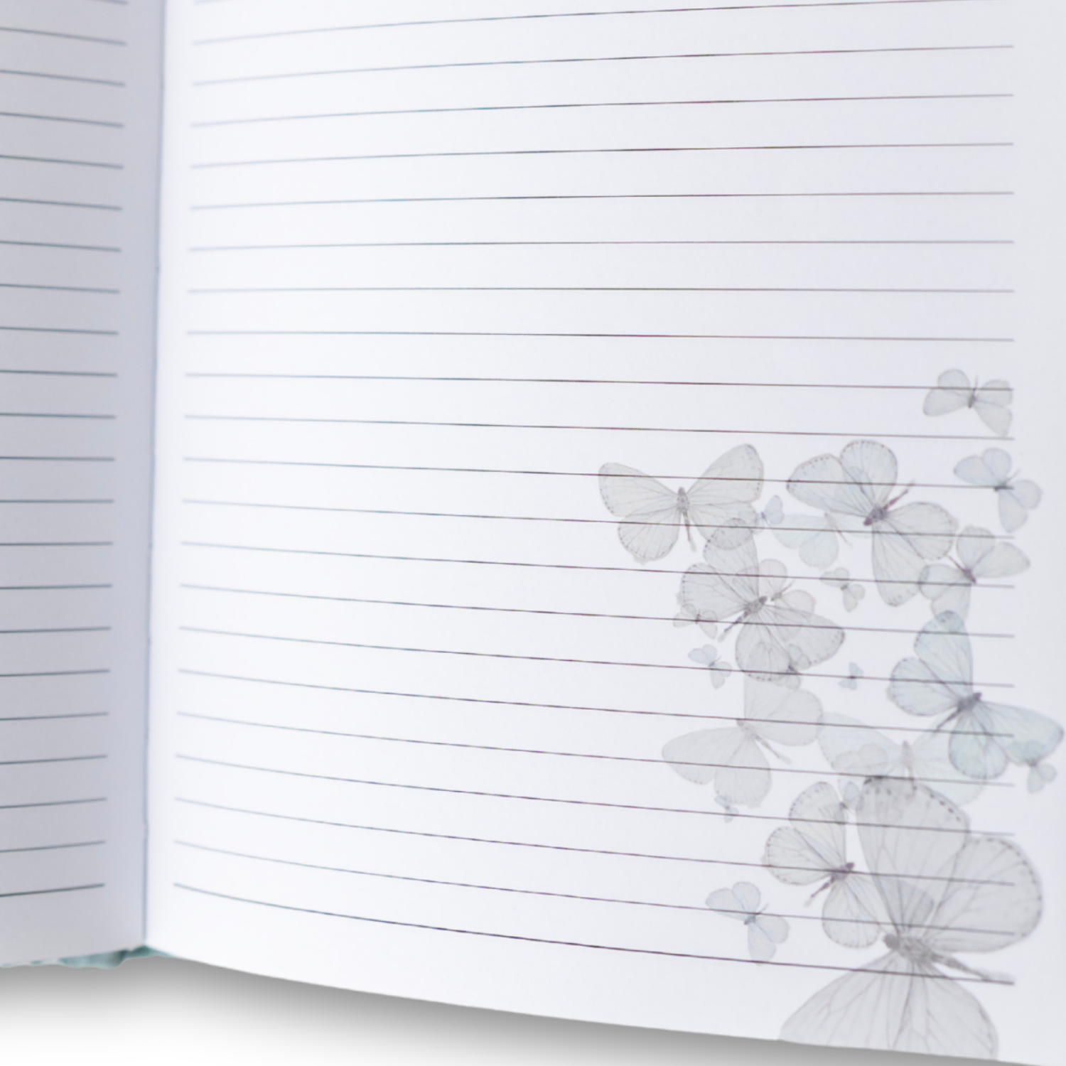 Linen Notebook - Cottage Garden - Soft Green