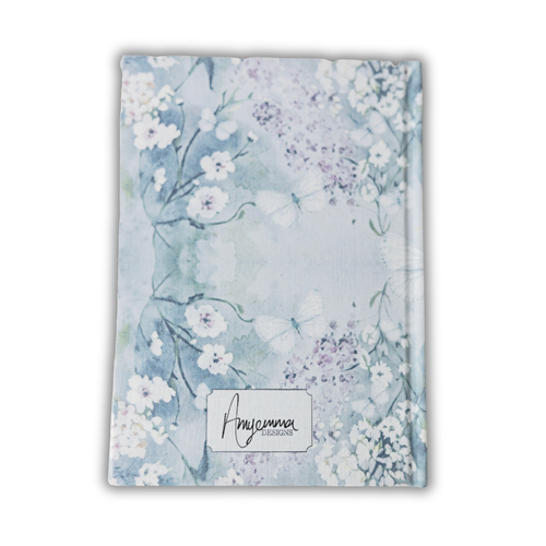 Linen Notebook - Cottage Garden - Soft Green