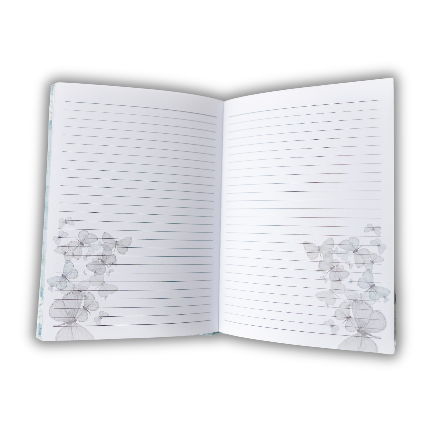 Linen Notebook - Cottage Garden - Soft Green