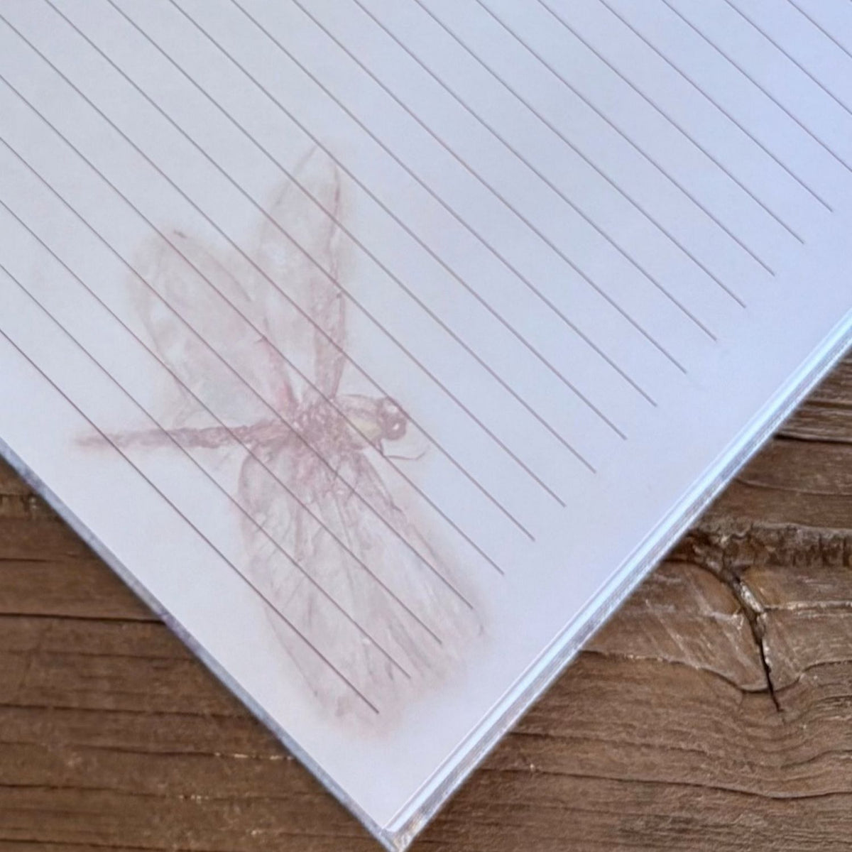 Linen Notebook - Dragonfly