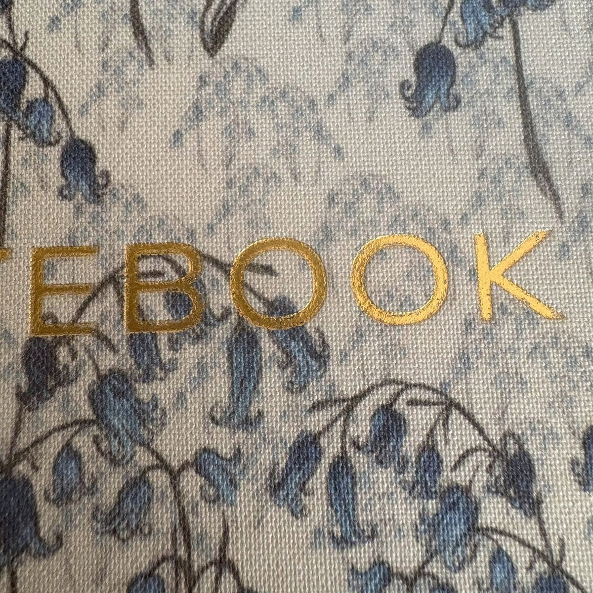 Linen Notebook - Westcott Bluebells