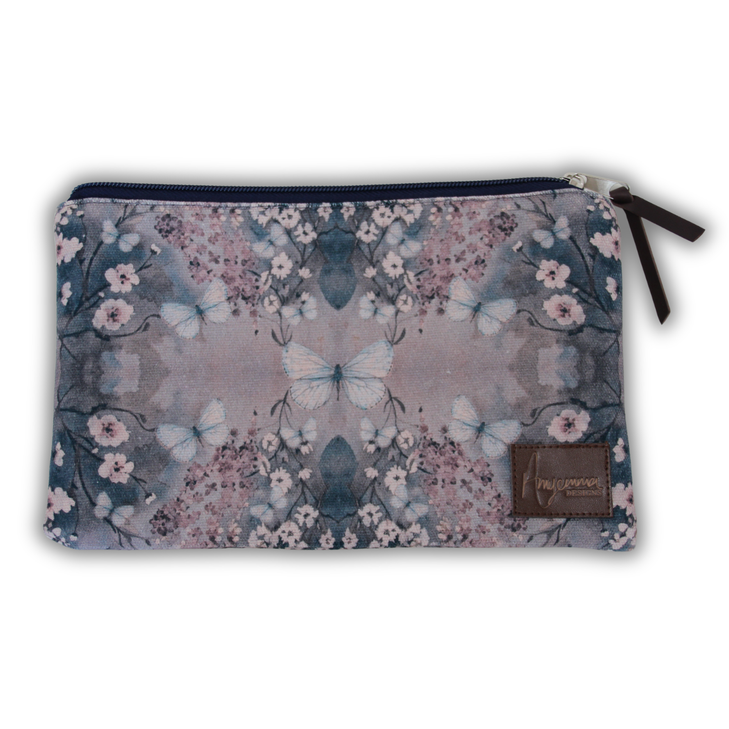 Pouch bag - Cottage Garden - Blue