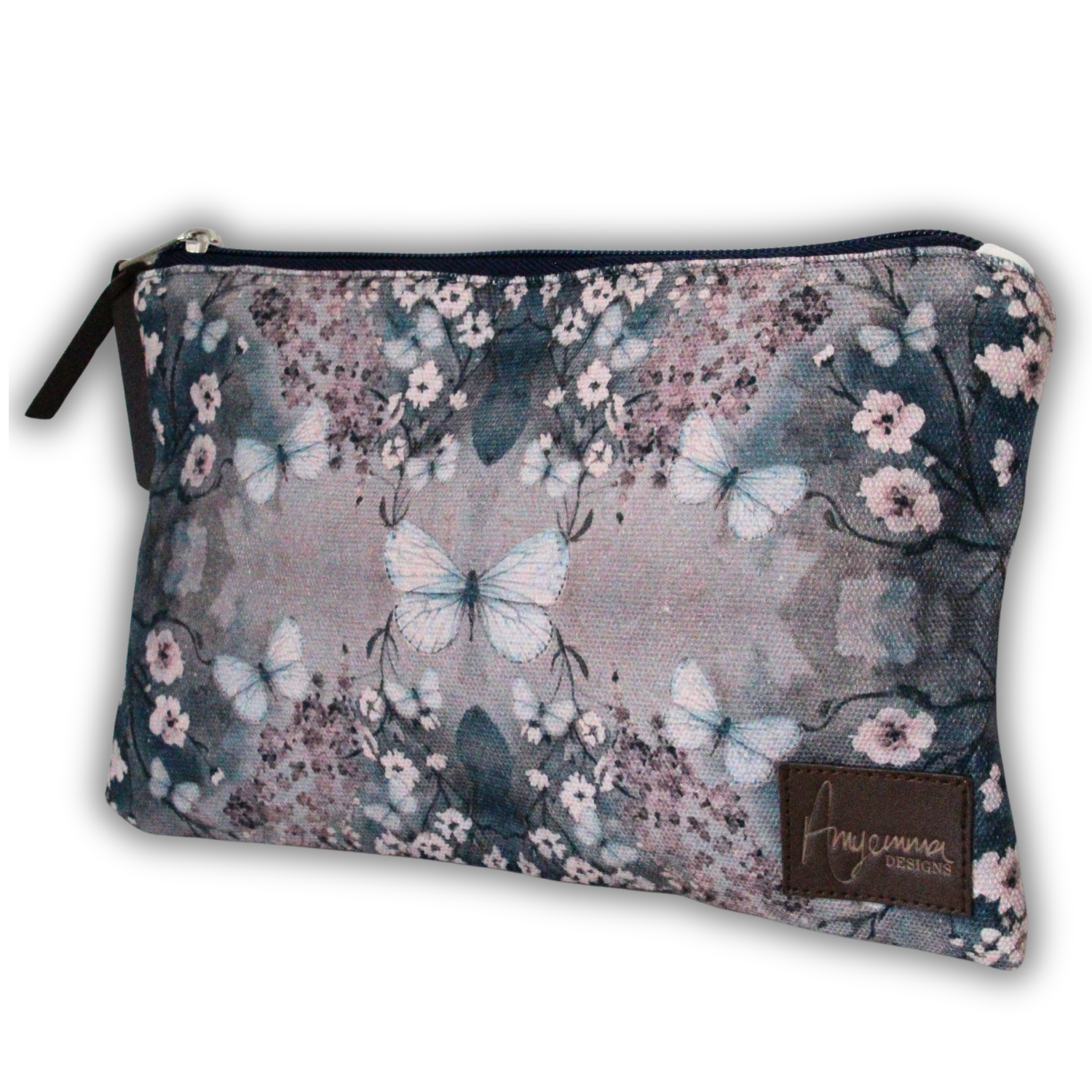 Pouch bag - Cottage Garden - Blue
