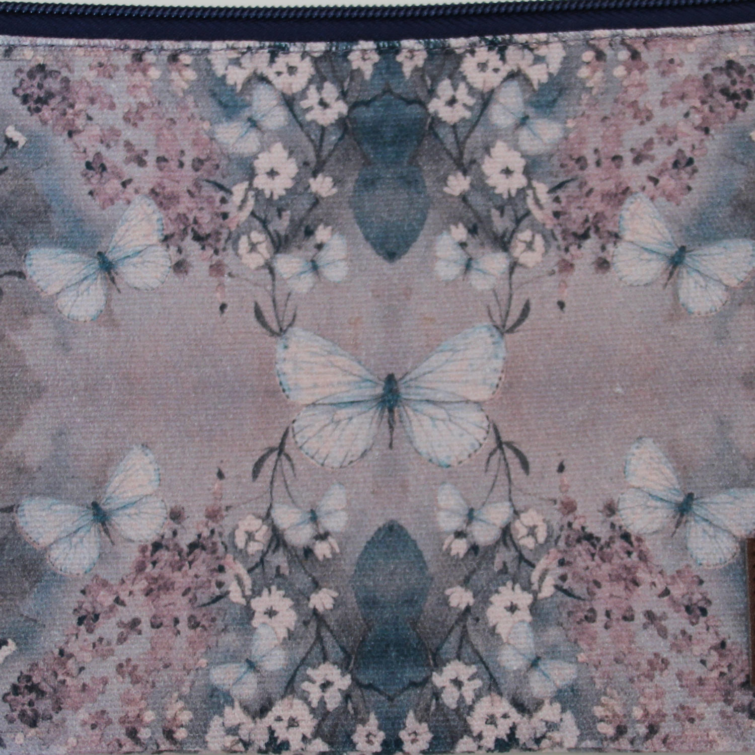Pouch bag - Cottage Garden - Blue