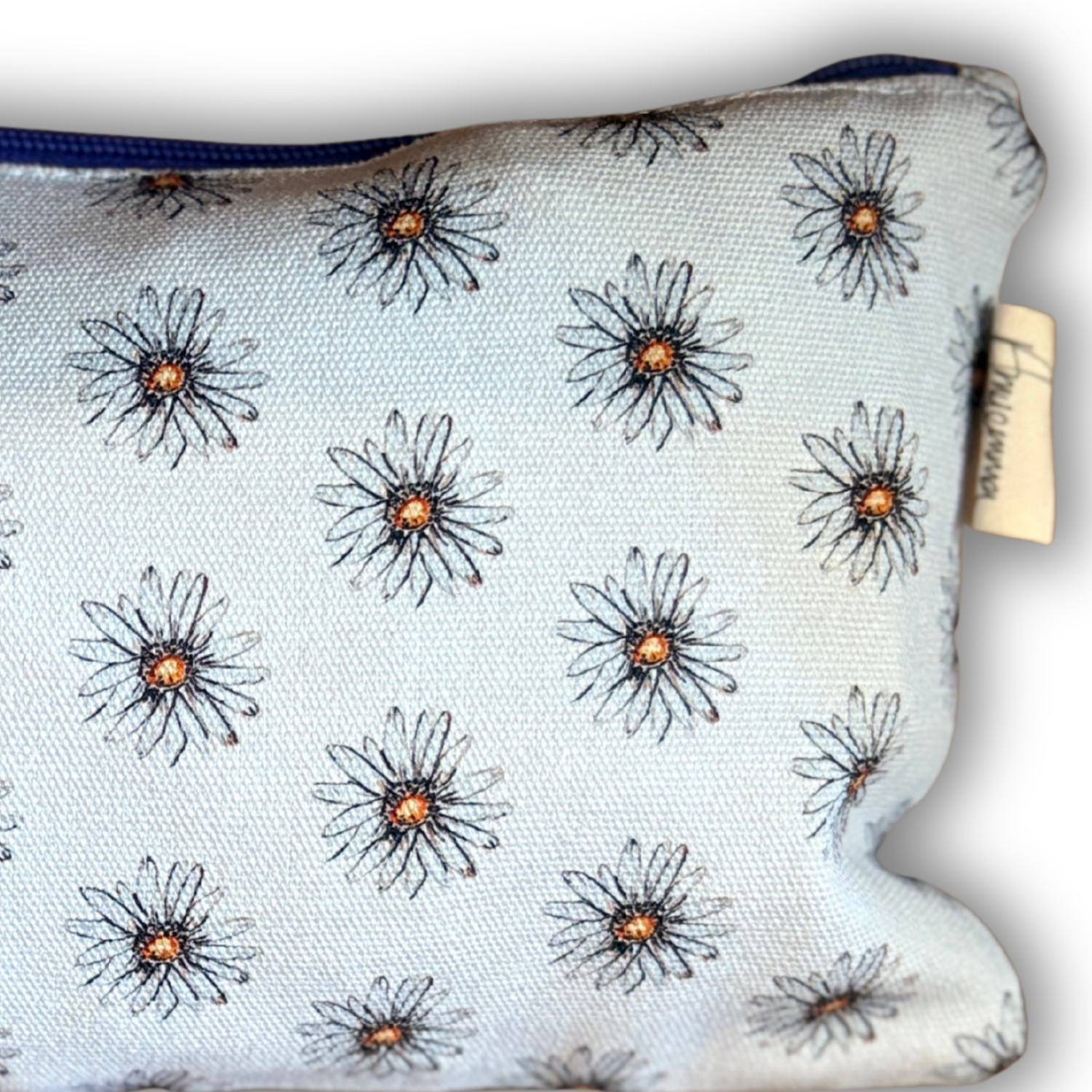Pouch bag - Ditzy Daisy - Blue