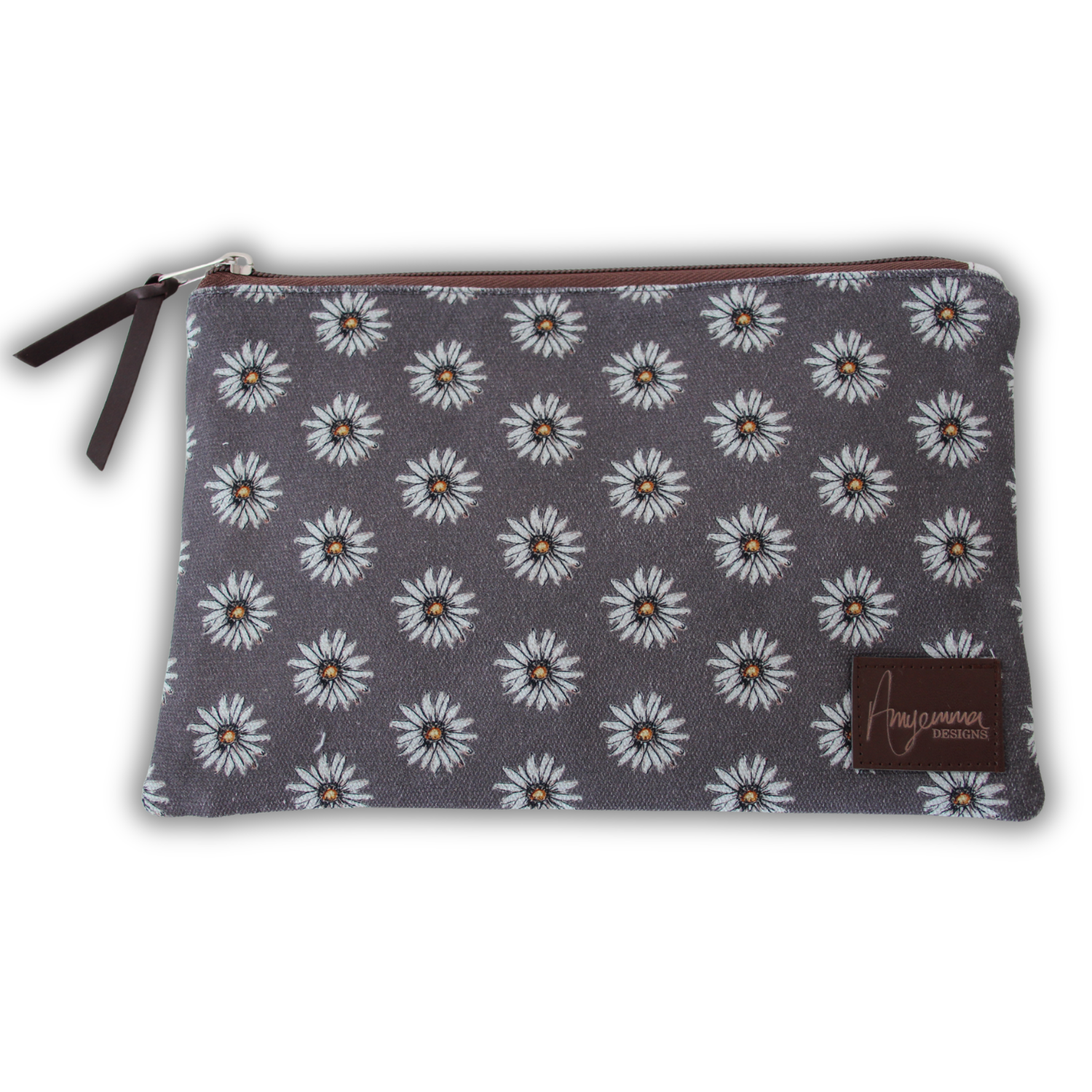 Pouch bag - Ditzy Daisy - Brown