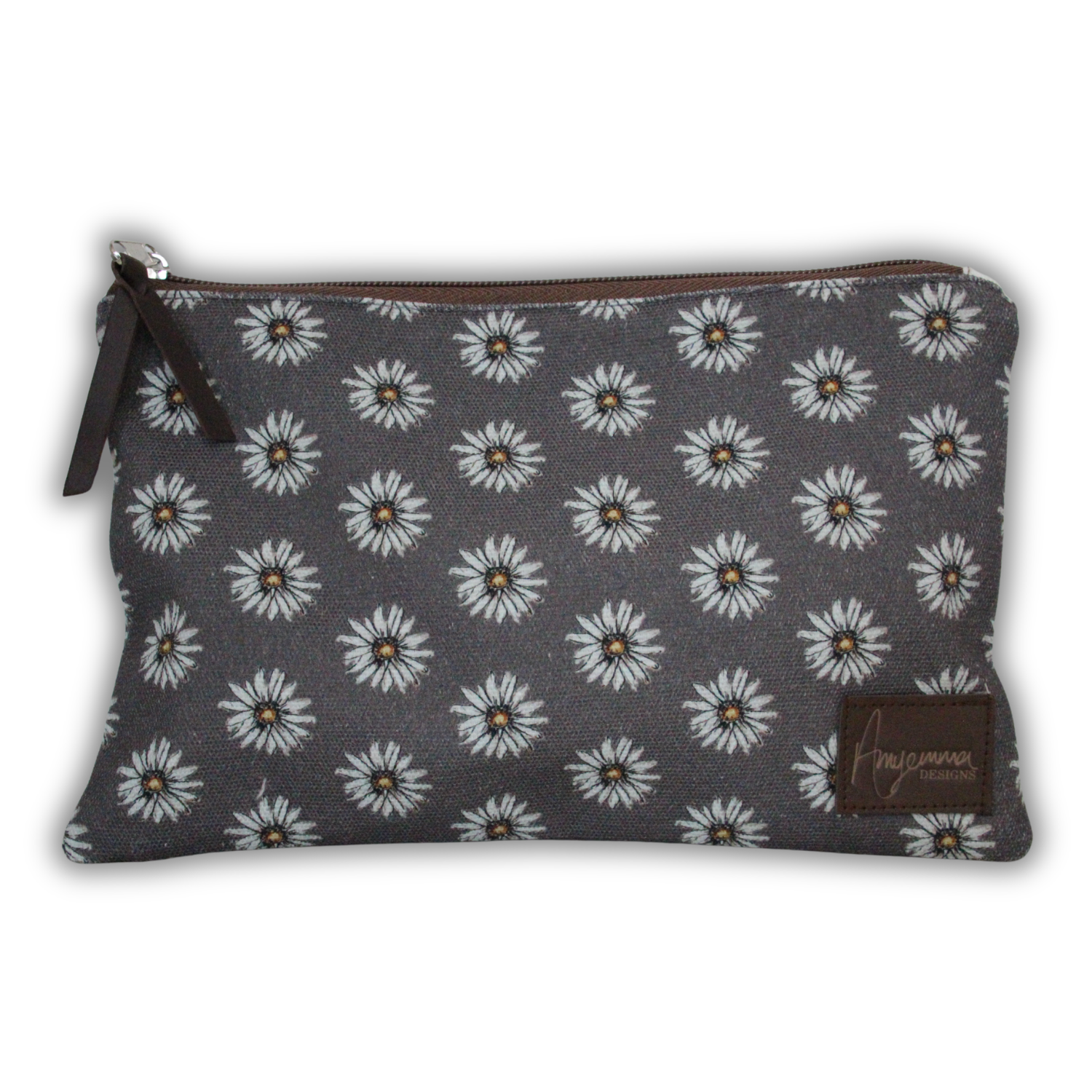 Pouch bag - Ditzy Daisy - Brown