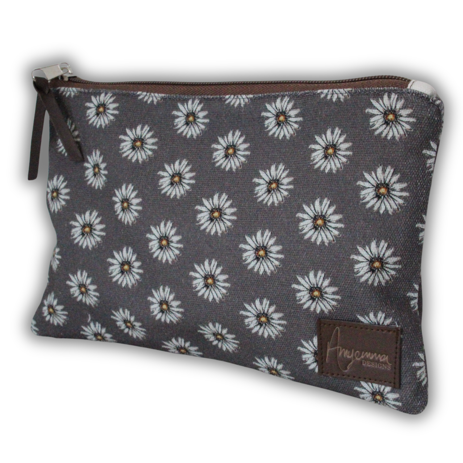 Pouch bag - Ditzy Daisy - Brown