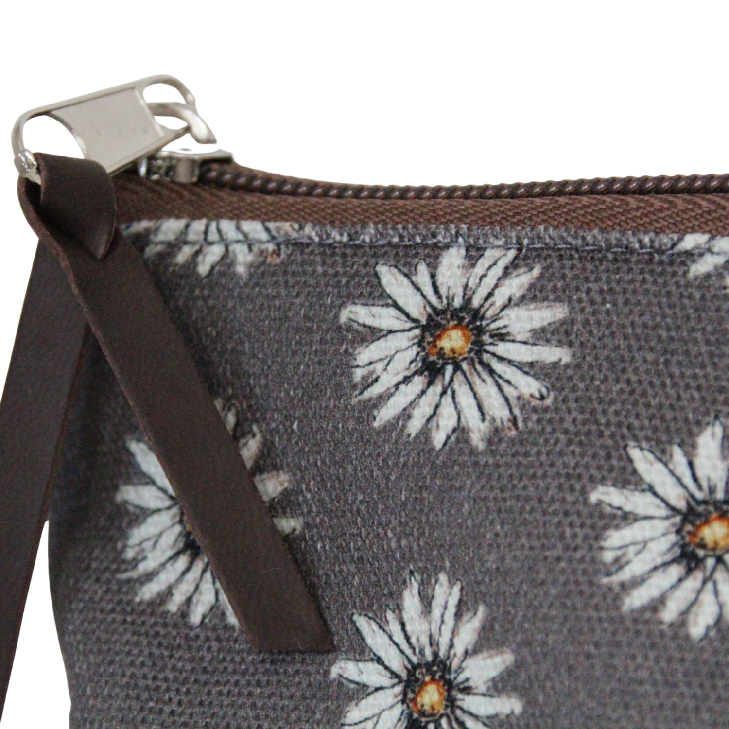 Pouch bag - Ditzy Daisy - Brown