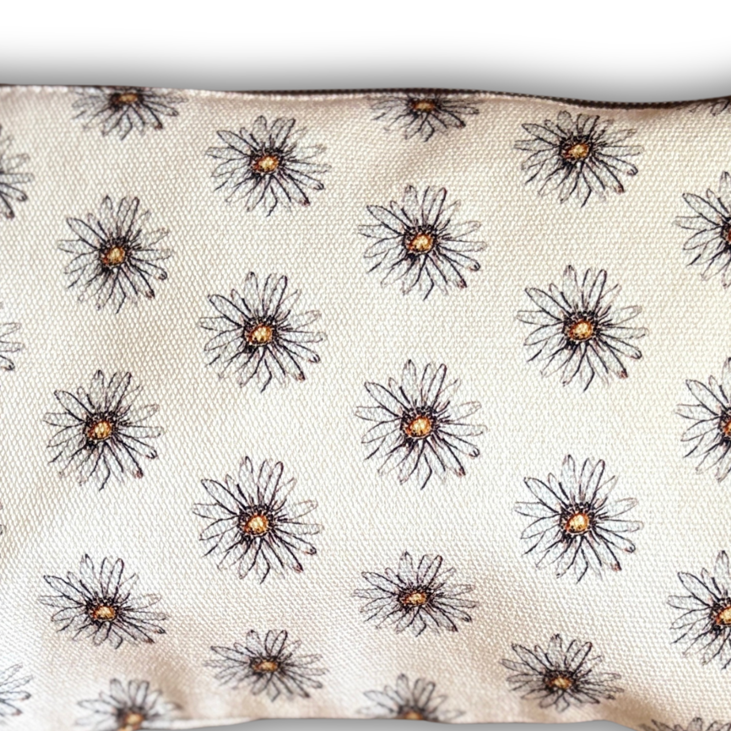 Pouch bag - Ditzy Daisy - White