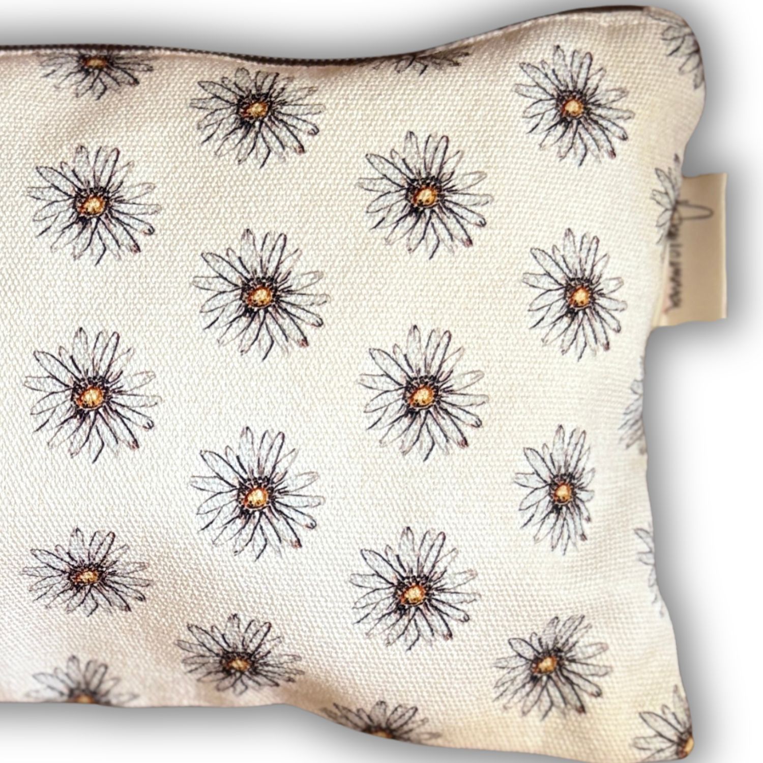 Pouch bag - Ditzy Daisy - White