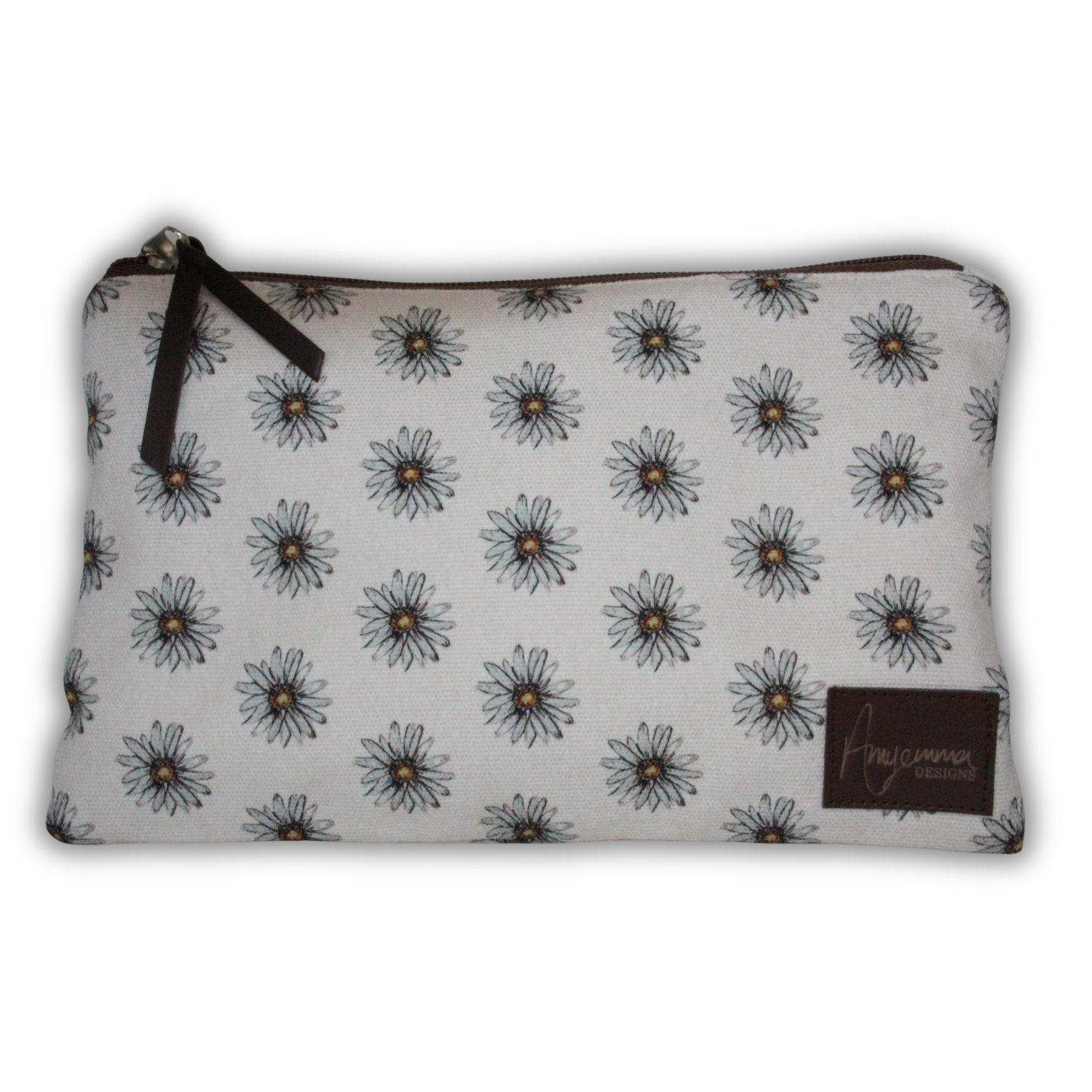 Pouch bag - Ditzy Daisy - White