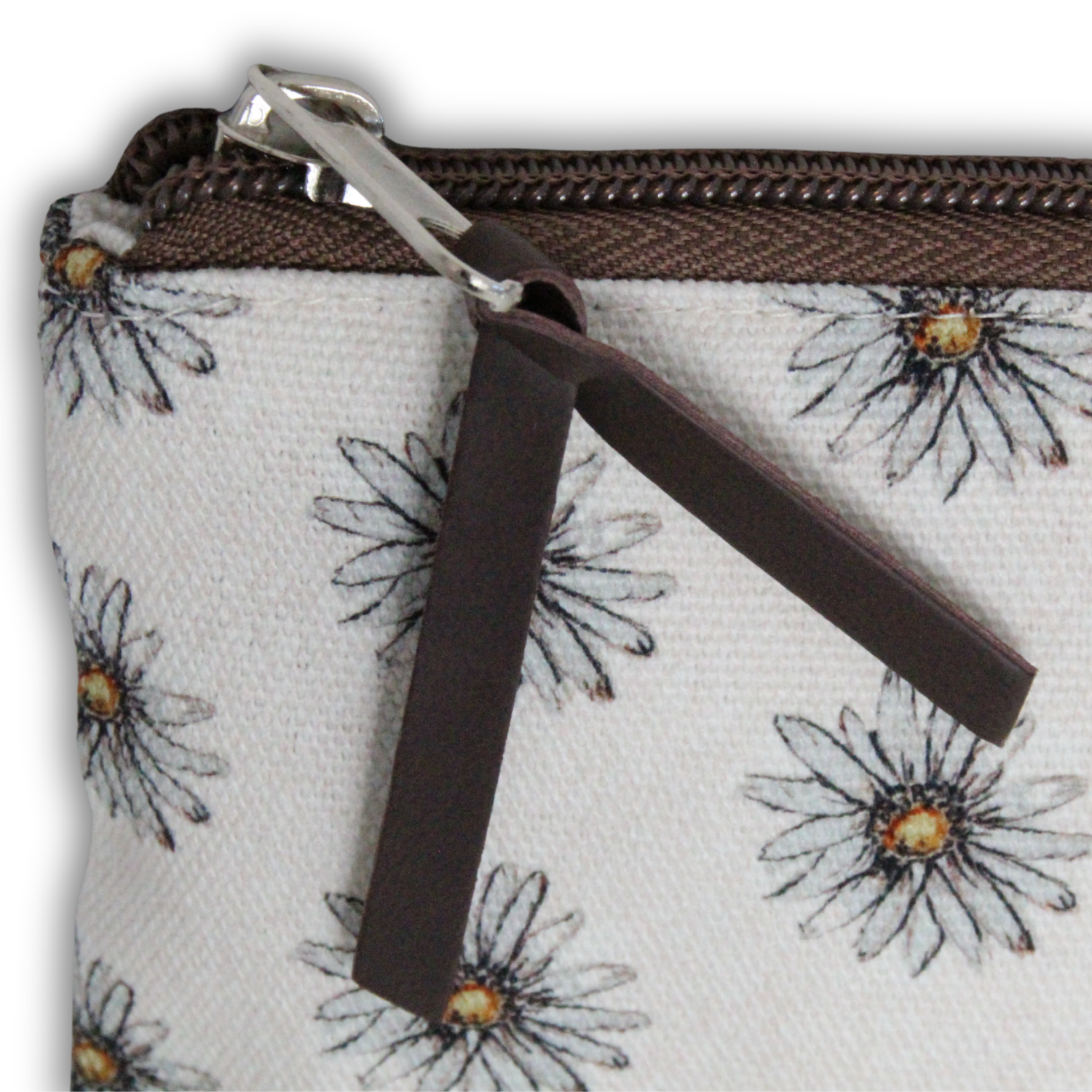 Pouch bag - Ditzy Daisy - White