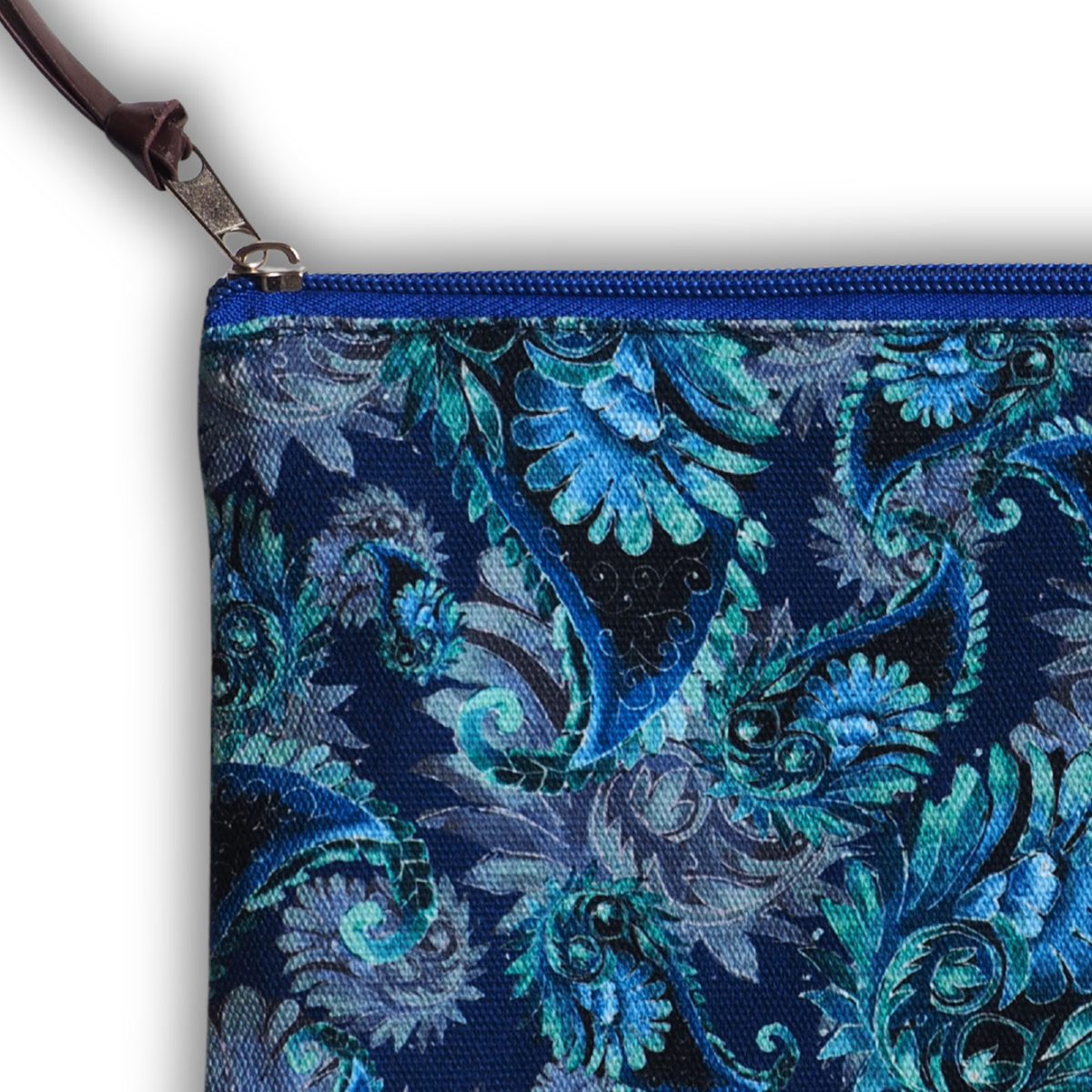 Pouch bag - Paisley - Navy
