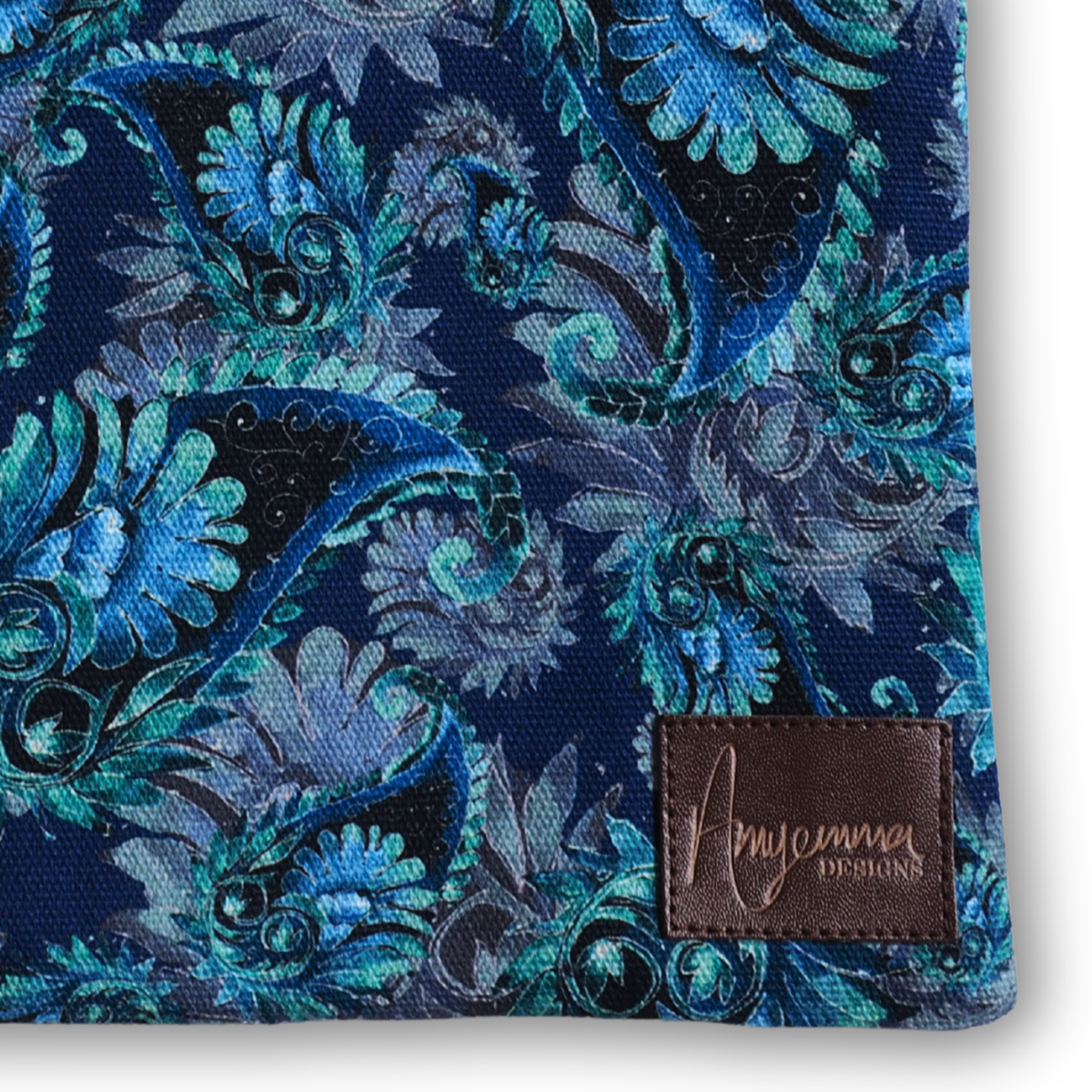 Pouch bag - Paisley - Navy