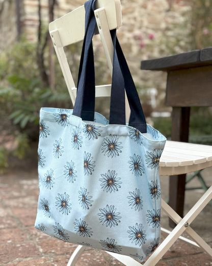 Large Tote - Ditzy Daisy