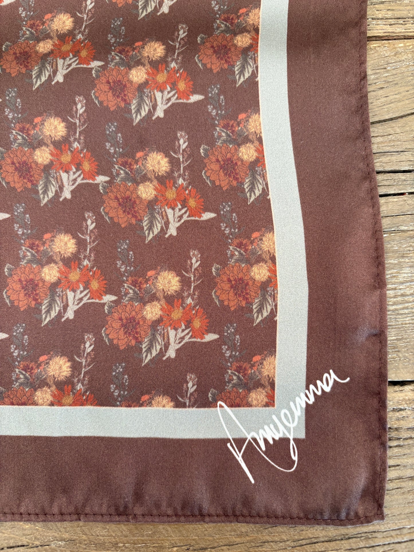 Silk Scarf 35 x 35 - Fall from Grace