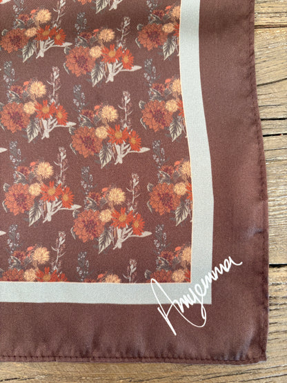 Silk Scarf 35 x 35 - Fall from Grace