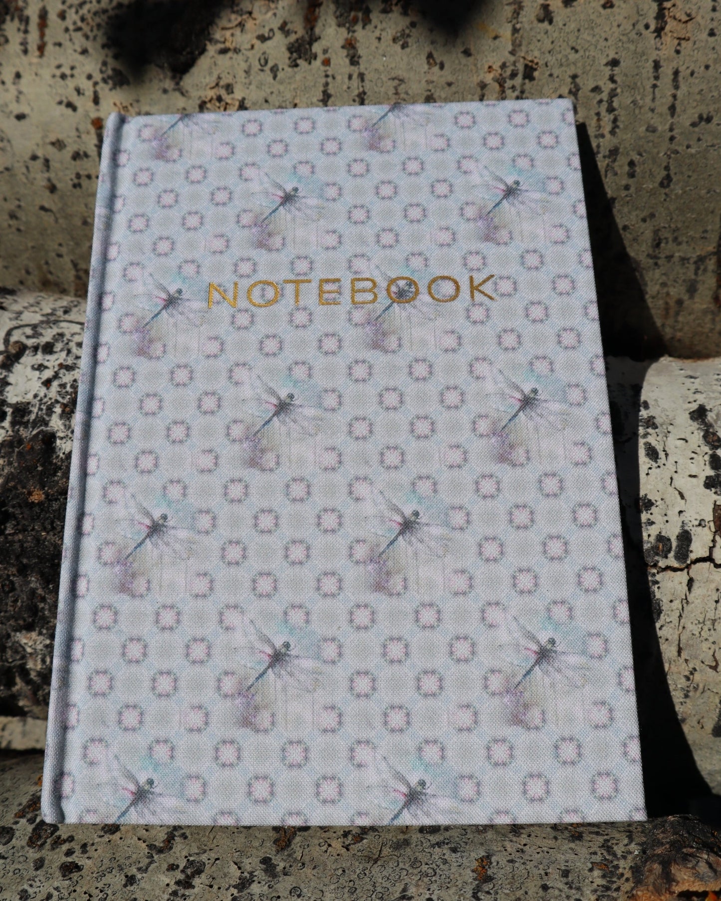 Linen Notebook - Dragonfly