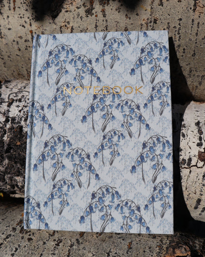 Linen Notebook - Westcott Bluebells