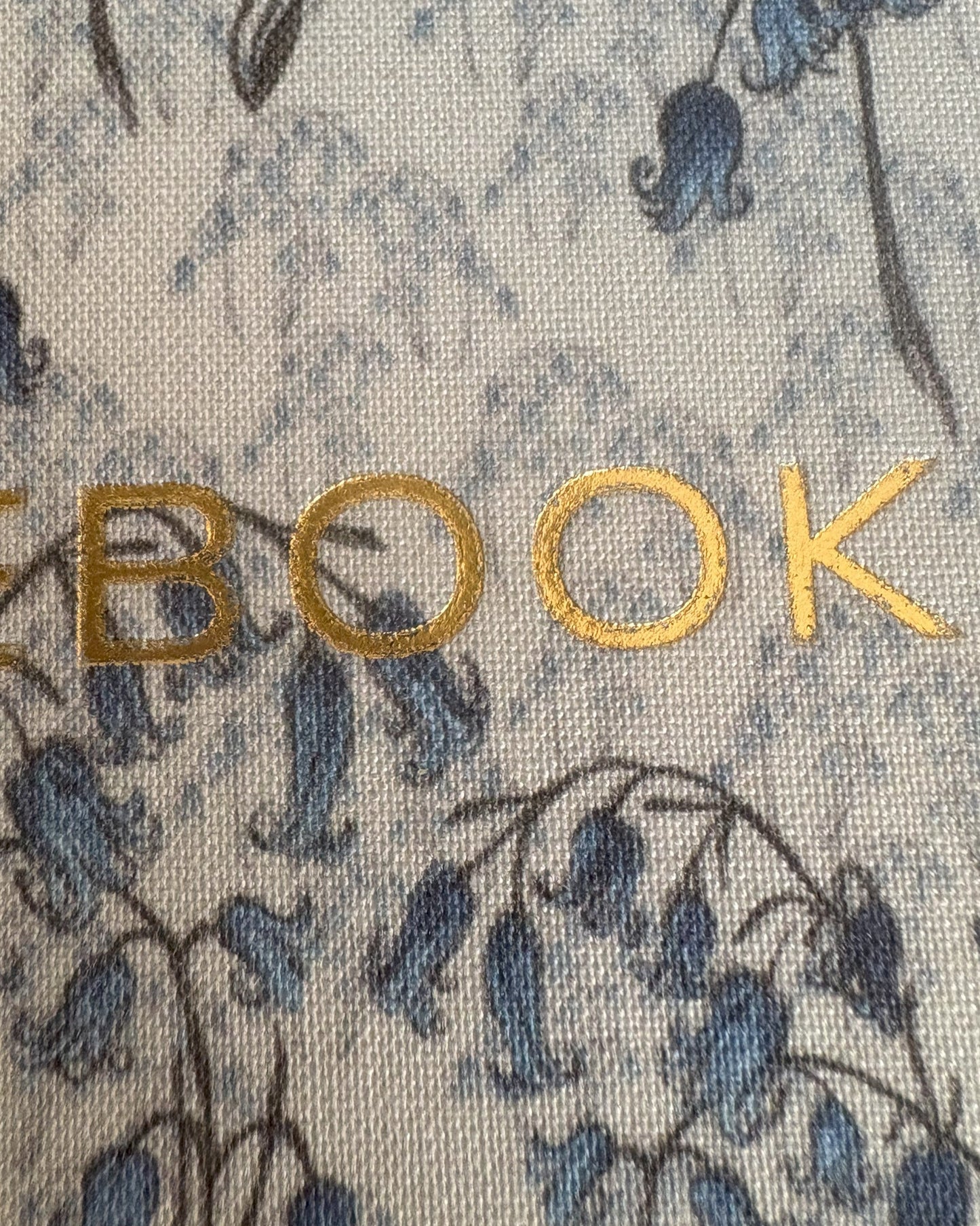 Linen Notebook - Westcott Bluebells