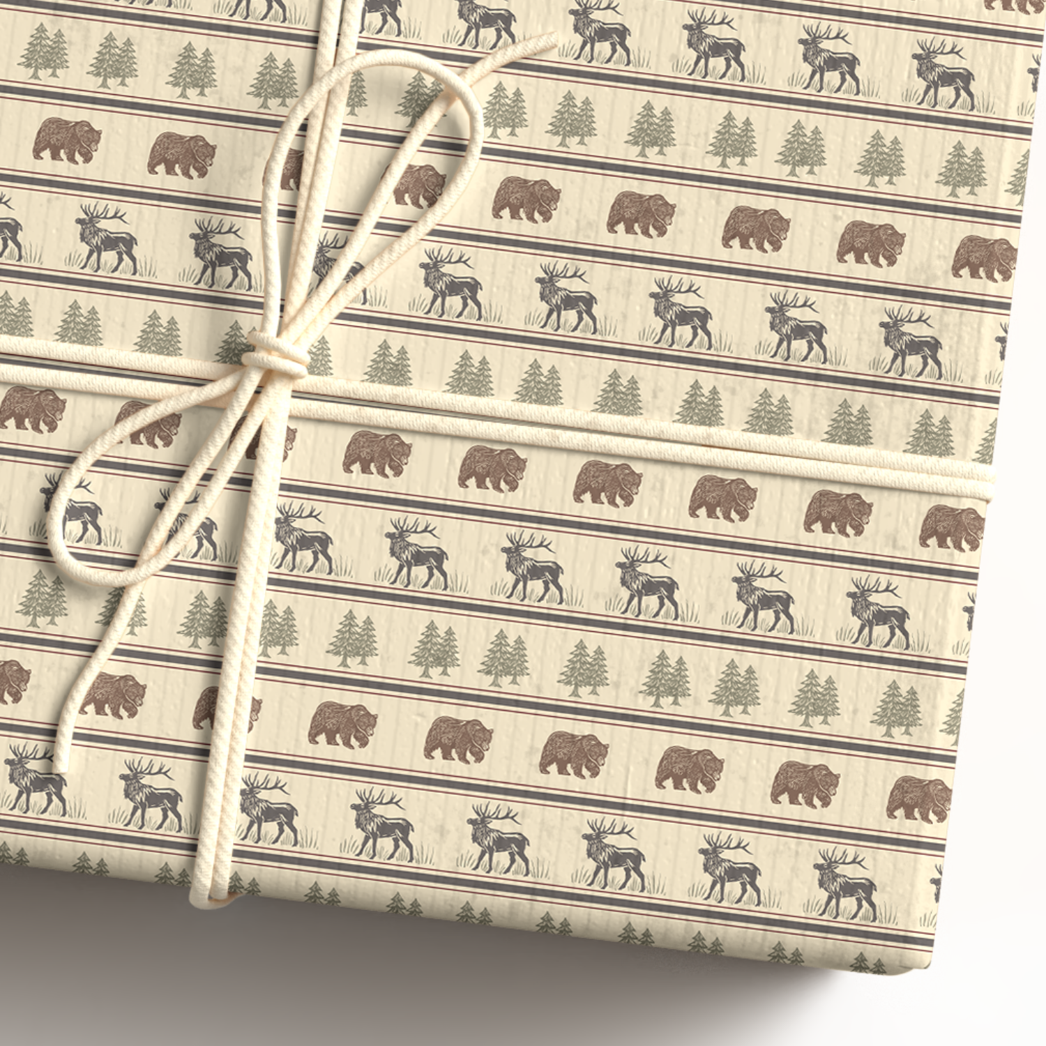Gift wrap 4 sheets - Fur and Hide - Multi