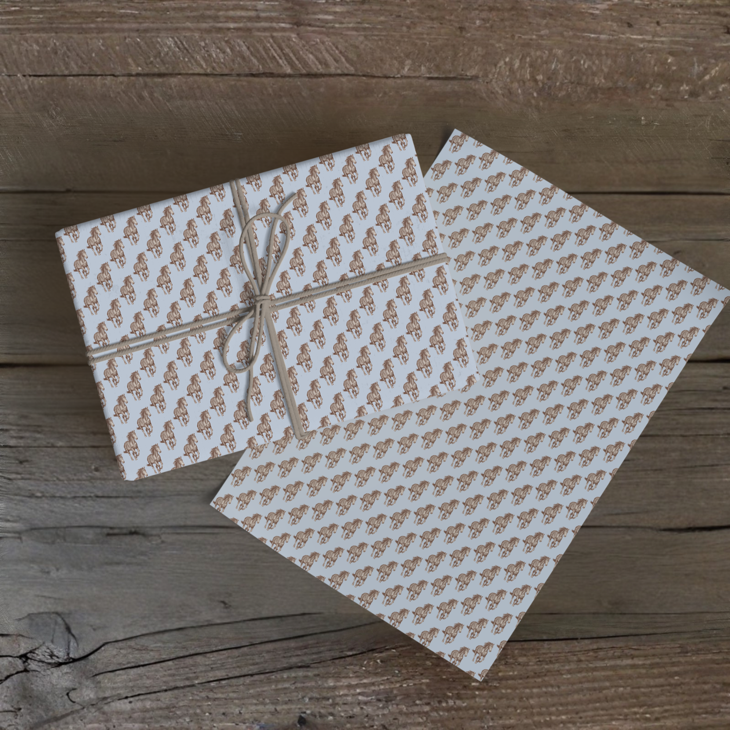 Gift wrap 4 sheets - The dream - Blue