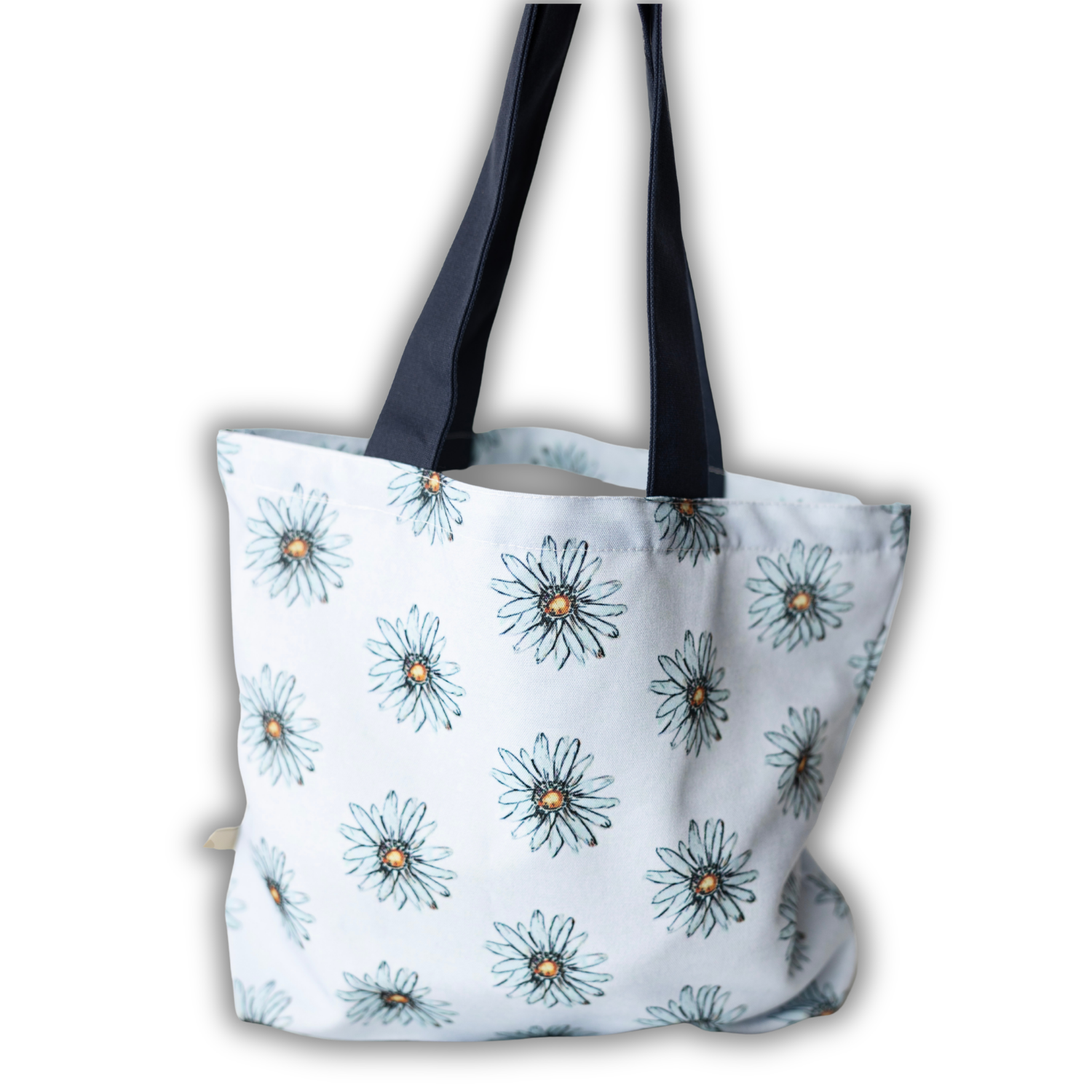 Large Tote Bag - Ditzy Daisy
